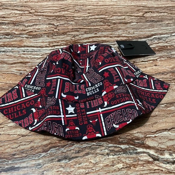 NBA Ultra Game Chicago Bulls Unisex Bucket Hat Red/Black Outdoor Streetwear